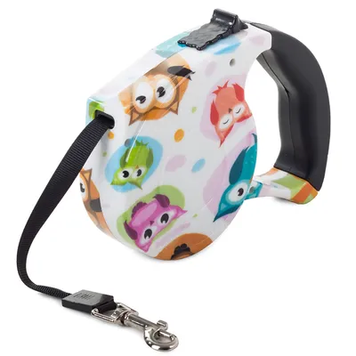 Image de Verk 19090 Laisse souple 5 m, 15 Kg hiboux