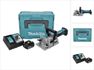 Produktbild von Makita DPJ 180 RT1J Akku Nutfräse 18 V 100 mm + 1x Akku 5,0 Ah + Ladegerät + Makpac