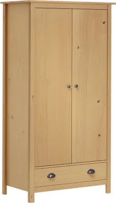 Obrázok produktu pre 2-dverový šatník Hill 89x50x170 cm, borovicový masív