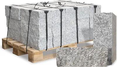 Produktbild von Galamio Granit Randsteine 40*20*15 » gesägt & gebrochen « 1000kg