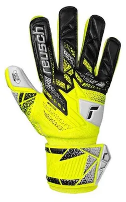 Obrázok produktu pre Reusch - „Attrakt Grip“ rukavice pre brankárov pre mužov PP10571 (8,5) (žltá/čierna)