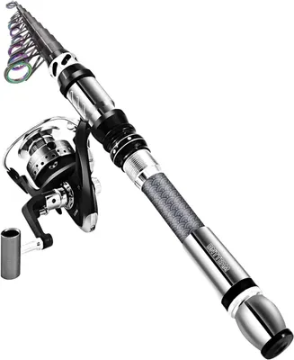 Immagine prodotto di Set di canne da pesca telescopiche e mulinelli