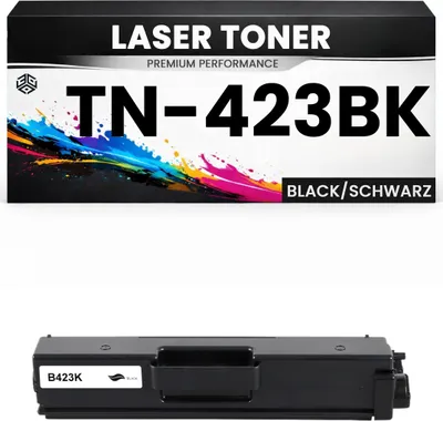Produktbild von 2 x XL Toner TN-423BK hochwertige Brother alternative Schwarz TN423BK wie Original für DCP-L8410CDW HL-L8260CDW/8360CDW MFC-L8690CDW/8900CDW HL-L8360CDW