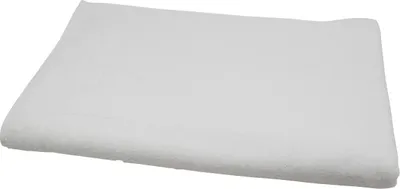 Produktbild von Saunatuch Frottee weiß mit Einwebung "Seepferd" weiß 75x210 cm