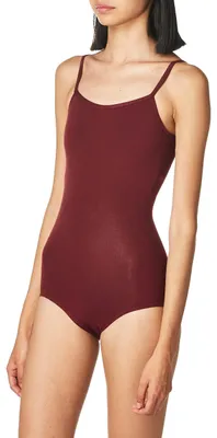 Zdjęcie produktu dla Strój gimnastyczny damski Capezio, jednoczęściowy, z regulowanymi ramiączkami, kolor burgundowy, rozmiar XL
