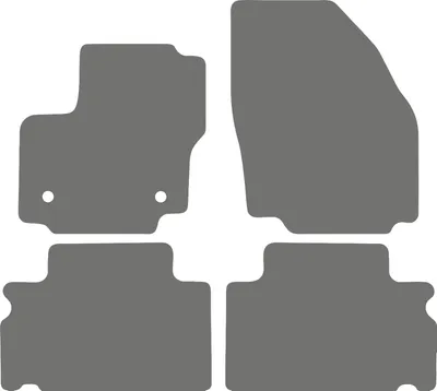 Obrázok produktu pre Autokoberce velúrové pre: Ford S-MAX MK1 (2012-2015) Grafitové na Mieru