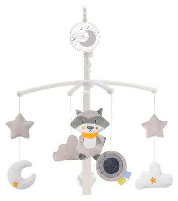 Zdjęcie produktu dla Cangaroo music mobile 63605 Dreamy wind-up mechanism lullabies soft toy beige