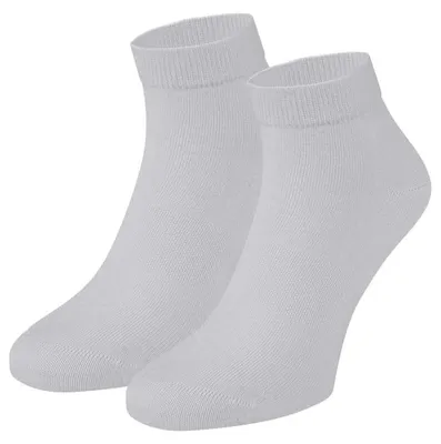 Produktbild von Quarter Basset Bambus 2-Pack – Weiß – 43-46