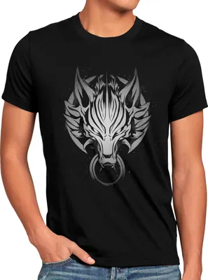 Produktbild von style3 Wolf Icon Herren T-Shirt anime cloud chocobo sephiroth