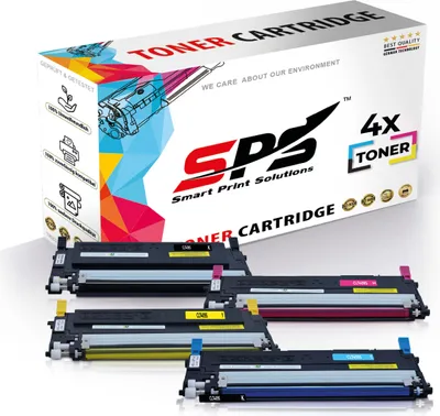 Produktbild von 4x Multipack Set Kompatibel für Samsung CLX 3175 N (CLT-C409S, CLT-M409S, CLT-Y409S, CLT-K409S) Toner
