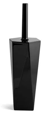 Obrázek produktu pro H&h černý šestihranný držák WC štětky