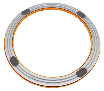 Image de Plateau rotatif à 360° pour table à manger, en alliage et en plastique