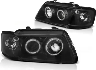 Produktbild von CCFL Angel Eyes Scheinwerfer passend für Audi A3 (8L) 96-00 schwarz