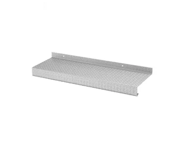 Produktbild von FBA 40 Fensterblech Fensterbank Gerstenkornblech mit Langlochstanzung 1,5/2 mm EV1  Ausladung 300 mm 600mm