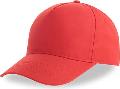 Immagine prodotto di Atlantis RECF | Recy Five Cap Cappellino da baseball in poliestere riciclato - Colore: Rosso - Taglia: Unica