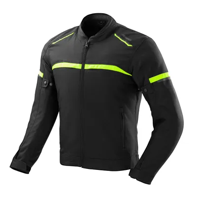 Produktbild von OZONE MOTO Neo Motorradjacke Textil Herren Schwarz / Fluo Gelb S