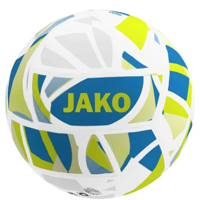 Produktbild von JAKO Unisex Miniball Iconic, Farbe:weiß/jako blau/neongelb, Größe:1