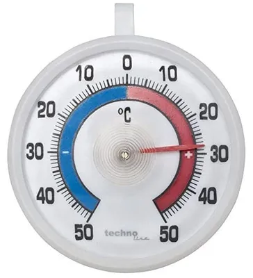 Universalthermometer, 7,1 x 4 x 8 cm, weiß, -50 °C bis 50 °C