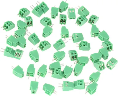Zdjęcie produktu dla Złącze listwy zaciskowej, śrubowe złącze listwy zaciskowej, złącze listwy zaciskowej PCB, 2-pinowe złącze listwy zaciskowej, zielone złącze listwy zaciskowej