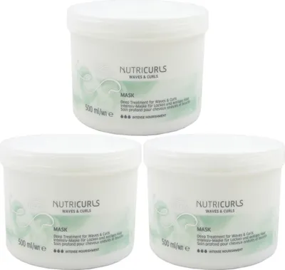 Produktbild von Wella Nutricurls Intensiv Maske für welliges Haar und Locken 3 x 500 ml Set