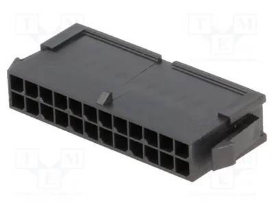 Zdjęcie produktu dla 1 sztuka, wtyk 3 mm, męski, przewód do przewodu, 24 pinów, numer katalogowy: 43020-2400, złącze Signteck