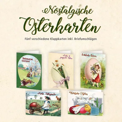 Produktbild von 5er Set-Klappkarten »Fröhliche Ostern«