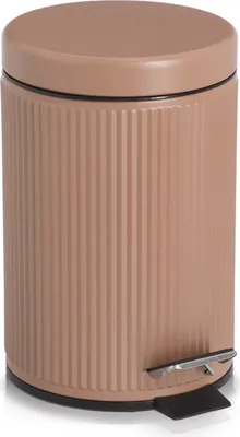 Image de Panier de salle de bain en métal BRASS TONE, 3 l, brun