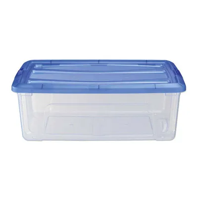 Obrázok produktu pre Iris Topbox Opbergbox 30L 57.5x39x20.5 cm Blauw/Transparant