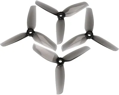 Produktbild von Gemfan 4032 4x3,2 WinDancer 3-Blatt-Propeller Klar Grau 2xCW, 2xCCW 4 Zoll