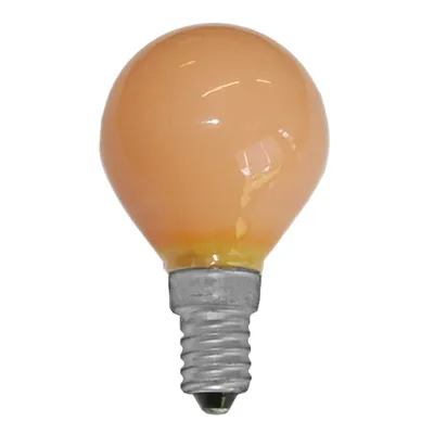 Produktbild von Merkur Glühbirne Tropfenlampe 15W E14 240V Orange Glühlampe 15 Watt Glühbirnen Glühlampen