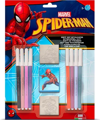 Produktbild von Multiprint BLISTER 2 Stempel Spiderman