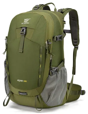 Image de Sac à dos de randonnée et de trekking avec système de ventilation dorsale, 30 litres, idéal pour les randonnées d'une journée