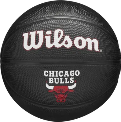 Obrázok produktu pre Wilson Team Tribute Chicago Bulls Mini Ball WZ4017602XB, Basketbalové lopty, Unisex, Black, Veľkosť: 3