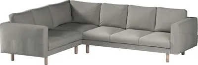 Produktbild von Dekoria Bezug für Norsborg 5-Sitzer Ecksofa, grau, Norsborg 5-Sitzer Ecksofabezug