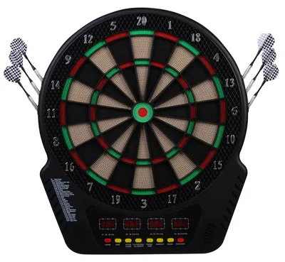 Produktbild von Elektronische Dartscheibe Dartboard Dart set mit LED Anzeige mit, 2 cm