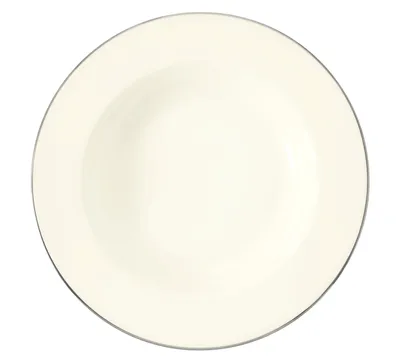 Obrázek produktu pro Königlich Tettau Saphir polévkový talíř kulatý, talíř na těstoviny, jídelní talíř, porcelán, Argento, Ø 23,2 cm, 004.104546