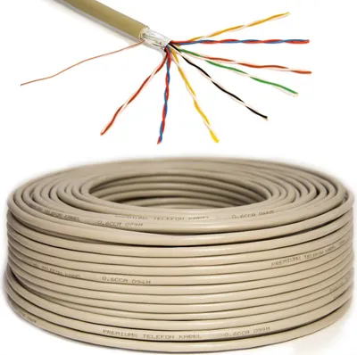 Produktbild von PremiumX 100m Telefonkabel 8x2x0,6mm J-Y(ST)Y Telefonleitung 16-Adern