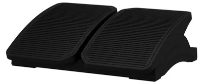 Produktbild von Ergonomische Fußstütze mit Massagefläche, höhenverstellbar, schwarz, 43,5x32,5x10,5cm