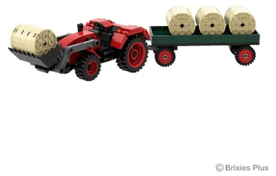 Zdjęcie produktu dla Zestaw klocków Brixies Plus Duży traktor wielokolorowy