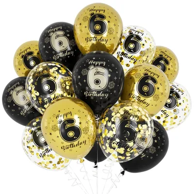 Zdjęcie produktu dla Balony na 6. urodziny chłopca