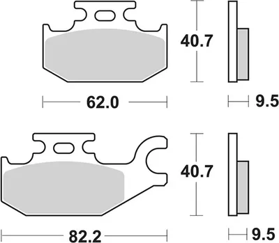 Produktbild von SBS Bremsbeläge - Sintermetall