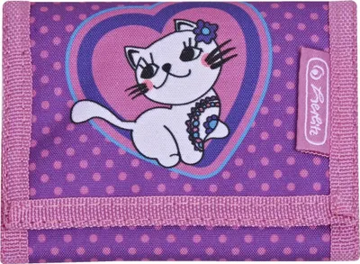 Produktbild von Herlitz Kinder Geldbörse / Geldbeutel / Portemonnaie / "Katze"