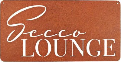 Produktbild von Gartenbord 'Seccolounge' - Wetterfest - Dekoration für Innen und Außen - Geschenkidee