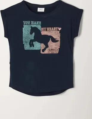 Produktbild von S. Oliver T-Shirt kids Blue 104/110