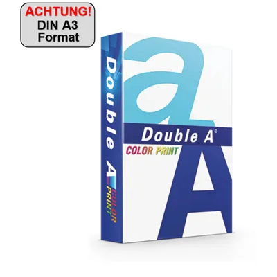 Produktbild von Double A - Color Print Druckpapier ft A3, 90 g, Packung mit 500 Blatt