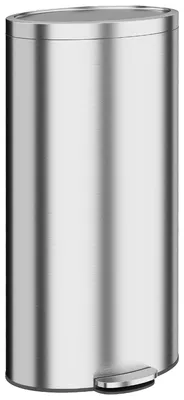Produktbild von Mülleimer mit Soft-Close Deckel Treteimer mit Herausnehmbarem Inneneimer 30L Silber