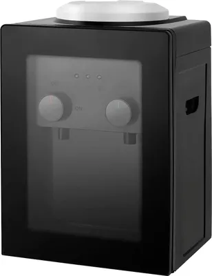 Immagine prodotto di Distributore e refrigeratore d'acqua elettrico - Unità da tavolo - Caldo e freddo - Riscaldamento rapido 550 W - Raffreddamento 75 W - Per casa, ufficio, camper - Nero
