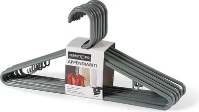 Immagine prodotto di Perfetto 15511 gruccia per abiti Grigio