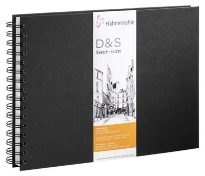 Produktbild von Hahnemühle Spiral-Skizzenbuch D&S A5, 160 Seiten 140 g/m² Querformat