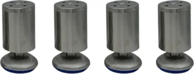 Produktbild von HOOZ 4er Set Möbelfuß Edelstahl 8cm - höhenverstellbar